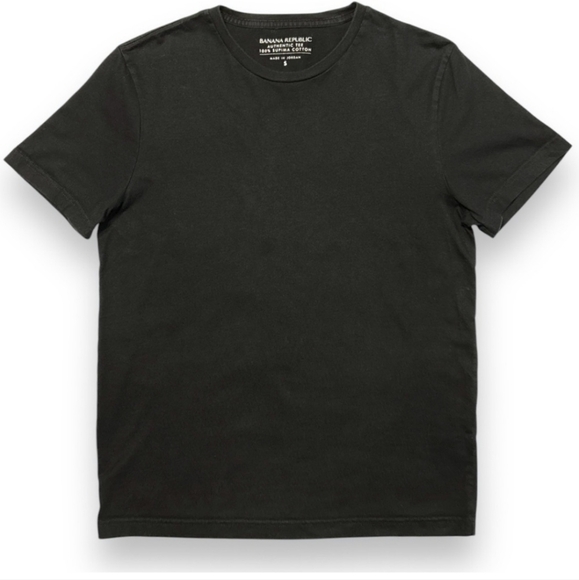 BANANA REPUBLIC Authentic Supima Crew Neck Short Sleeve Shirt - Picture 9 of 9